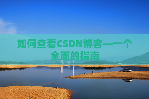 如何查看CSDN博客—一个全面的指南